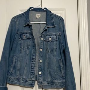 J.Crew women’s jean jacket size large